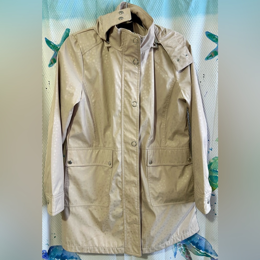 Weatherproof Beige Raincoat